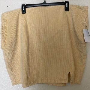 New With Tags B P Skirt Size 3X. High Waisted. 98% Cotton 2% Spandex.